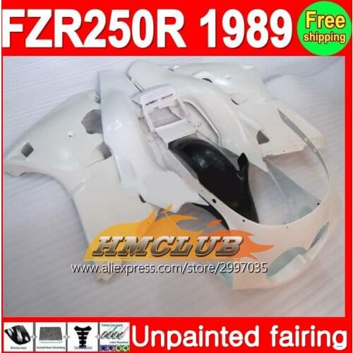 Body Unpainted Full Fairing Kit For YAMAHA FZR250R 1989 89 FZR 250R 1989 YAMAHA FZR250 R FZ 250 R FZ-250R 89 1989 Fairing