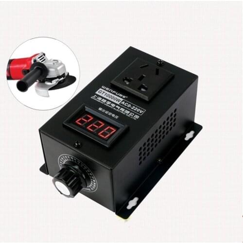 10000W High power Silicon Electronics Voltage Regulator Machinery Electric Variable speed controller 0V-220V