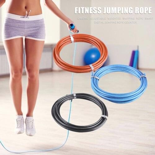3m Jump Ropes Wear-resistant Solid Color Steel Wire Spare Ropes Replaceable Cable for Speed Jump Skipping Training
