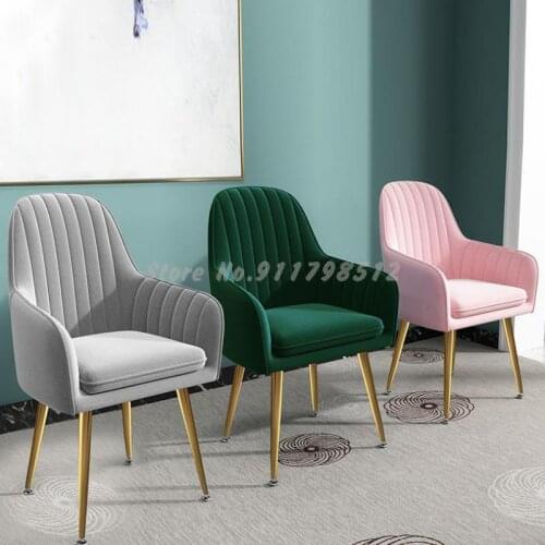 Nordic ins chair backrest net red makeup chair desk bedroom home dressing table chair modern manicure stool