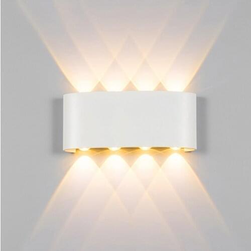 Modern Led Wall Lamp Indoor Stair Light Fixture Bedside Loft Living Room Up Down Home Hallway Lampada 2W 4W 6W 8W Wall Sconces
