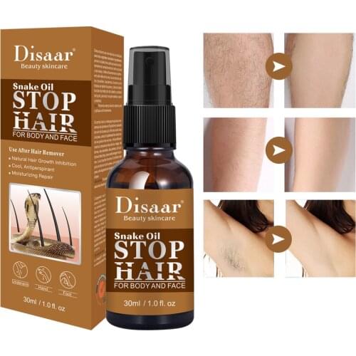 30ml Disaar Snake oil hair spray stop hair hair removal spary Skin care beauty products skin care products