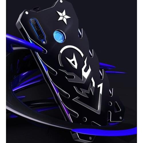 Zimon Luxury New Thor Heavy Duty Armor Metal Bumper Aluminum Phone Case For Huawei Honor 10i 20i Enjoy 9s Shockproof Shell Case