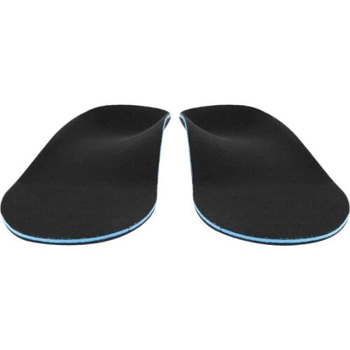 1 Pair Shock Absorption Pad Orthotic Arch Support Sport Shoe Insole Foot Pad Black