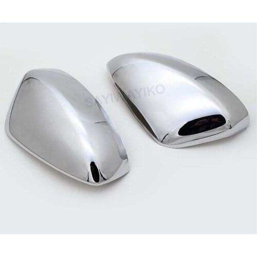2PCS For Mazda CX-5 CX5 2017 2018 2019 ABS Chrome Side Rearview Mirror Cover decoration stick Rear view Mirror trim frame Cap