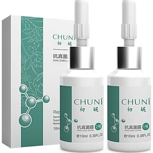 2 Pcs Nails Repair Liquid Set Plant Extract Antibacterial Onychomycosis Treatment Nail Care SP99