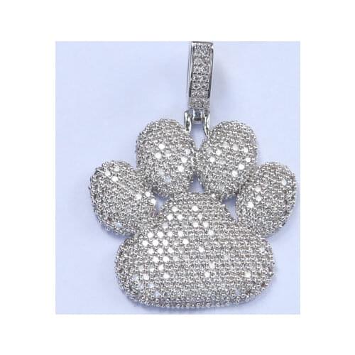 2020 bears paw hip hop jewelry pendant