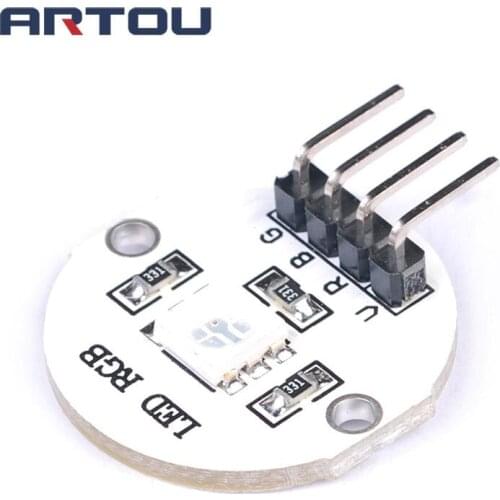 5050 SMD Full Color RGB LED Light Lamp Module Extender Board Colors Changeable for 51/AVR/AVR/ARM/Arduino E5M1