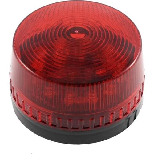 AC 220V Industrial LED Flash Strobe Light Accident Warning Lamp Red LTE-5061 De
