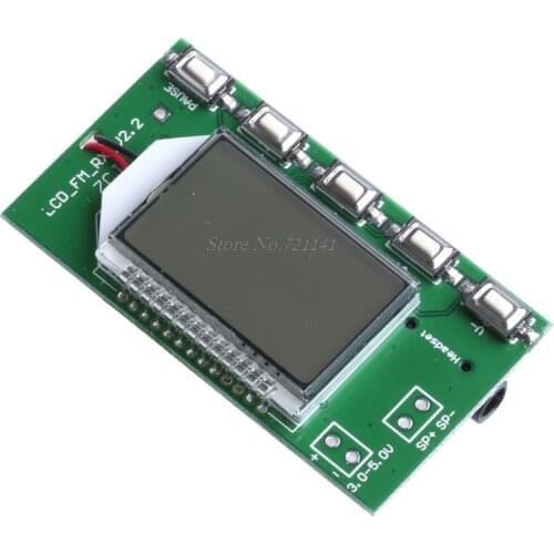 DSP & PLL 87-108MHz Digital Wireless Microphone Stereo Audio FM Receiver Module Dropship