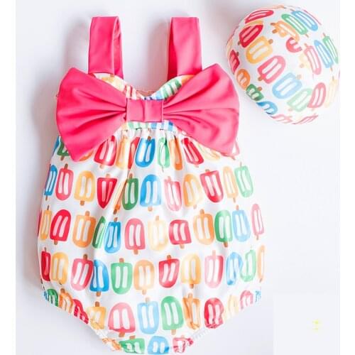 Childrens Swimsuit girl 1-6 Years Baby Swimsuit Female Baby kid Swimwear Cute Hot Spring Bikini One-Piece Suits Girls' Swimming