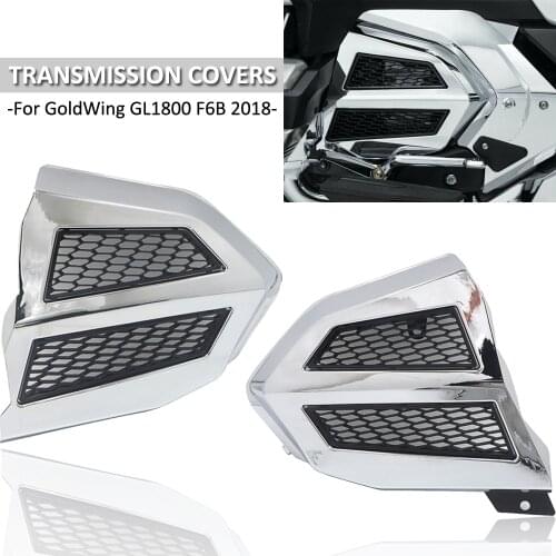 Engine Transmission Covers Chrome or Black For Honda Gold Wing GL1800 GL1800 F6B 2018-2021 2020 Fairing Radiator Grille Cover