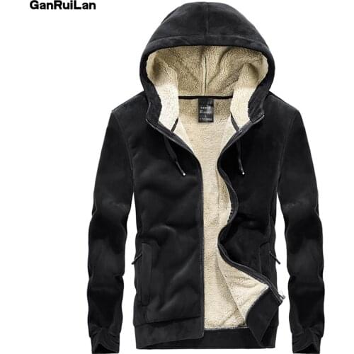 GANRUILAN Mens Winter Hoodies