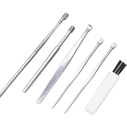 Innovative Spring Ear Wax Cleaner Tool Set Ear Cleansing Tool Set Ear Curette Cleaner with a Storage Box Unisex @ME