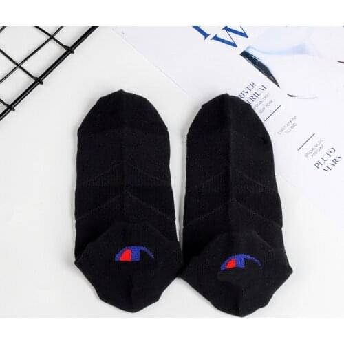 Summer Socks for Men and Women Breathable Silicone Non-slip Black and White Running Sport Popular Logo Boat Socks