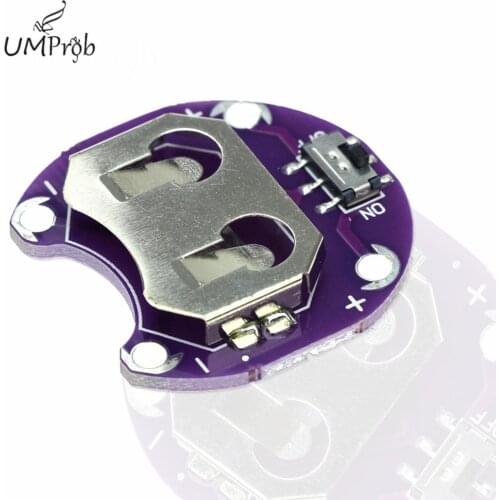 LilyPad Coin Cell Battery Holder CR2032 Battery Mount Module for arduino DIY KIT