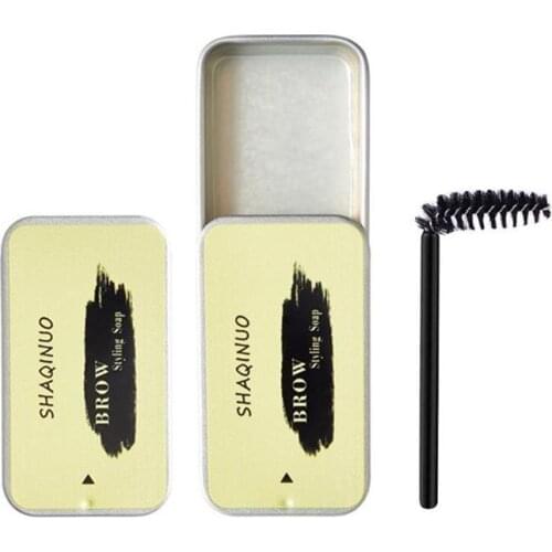 BRANDY Styling Eyebrow Soap Brow Styling Balm Cosmetic Waterproof Eyebrow Lift Brow Sculpt 3D Feathery Brows Kit Woman Makeup