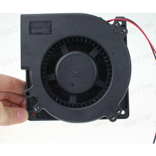 2pcs Gdstime DC 24V Big Airflow Brushless DC Blower Cooling Cooler Fan 120mm x 32mm 12032 Large Radiator 12cm