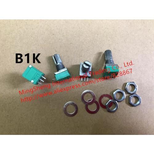 Original new 100% single coupling 097 potentiometer B1K premium car stereo sealed potentiometer precision volume potentiometer