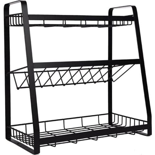 Spice Storage Rack Kitchen Seasoning Organizer Sort Out Capacity Racks Shelf Kitchens Cabinet Storage