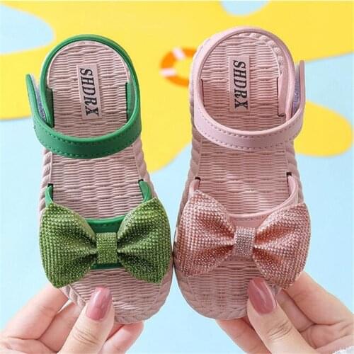 Girls Sandals 2021 new childrens sandals fashion net red princess shoes little middle school versatile soft soled shoes