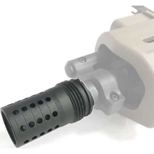 Tactical Barrel Brake Cap Jm 10 9 ACR fire Cap 14mm Retrofitting Water Bullt Gun Blaster Outdoor Shooting Sports CS Accessories