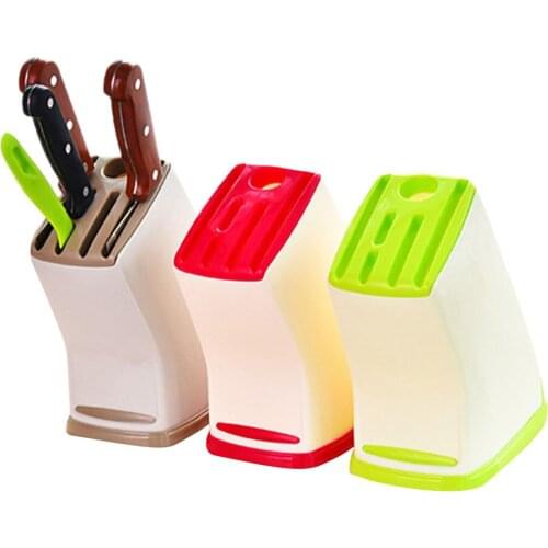 Creative Rack Supplies Kitchen Tool Storage Rack Healthy Durable Knife Holder Multifunction Draining Tableware
