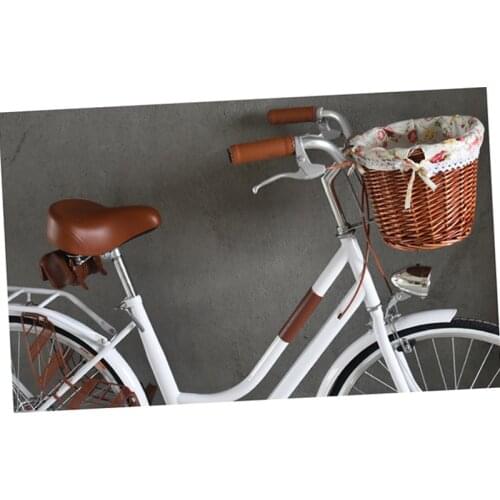 Bicycle Universal Saddle Brown Spring Thicker and Softer Bicycle Seat Retro Brown City Leisure Bike Seat Cushion