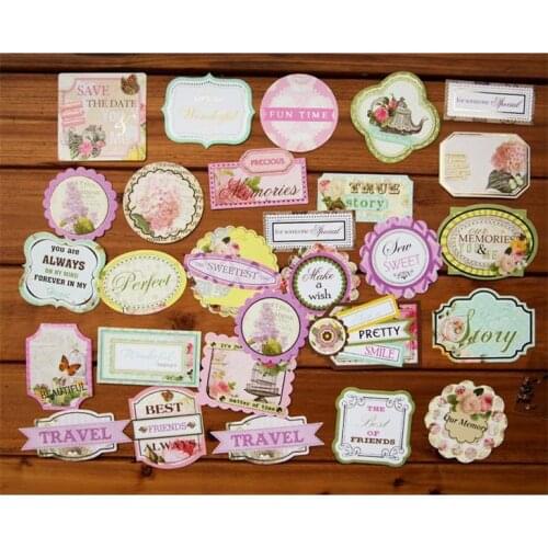 Memories vitange Cardstock Die Cuts,retro tag,title diy Scrapbooking Happy Planner/Card Making/Journaling Project craft