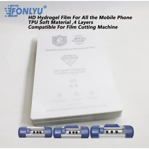 FONLYU Mobile Phones Hydrogel Film Screen Protector For Hydrogel Plotter Cutting Machine For realme 8 pro 100pcs