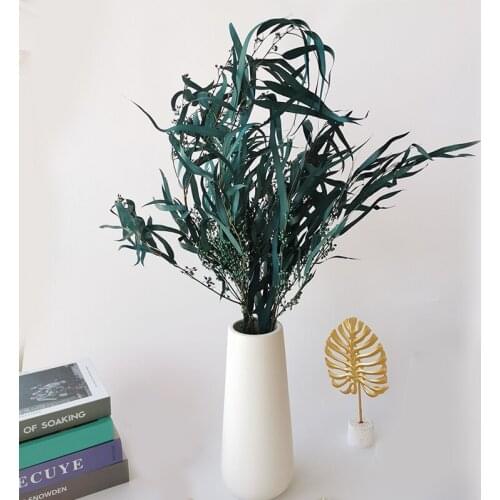 1 Bouquet Natural Eucalyptus For Leaves Dried Flower Decorations DIY Home Wedding Shooting Party Decor Supplies Plant Branches