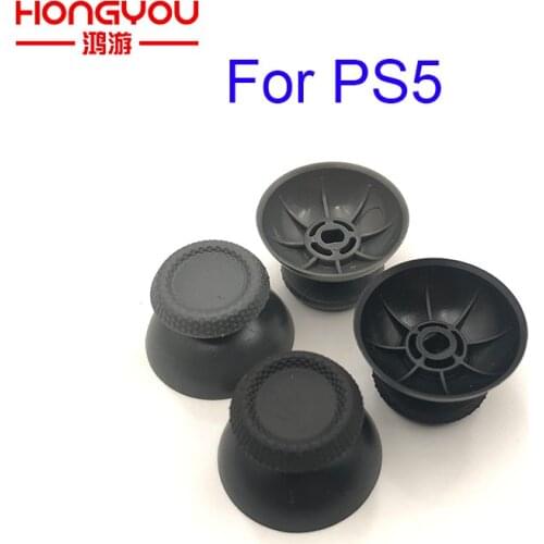 200pcs Replacement Controller Analog Thumbsticks Thumb Stick Joystick Caps for Sony PS5 Black Drop