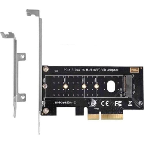 NVMe PCIe Adapter,M Key M.2 NVME SSD to PCI-E 3.0 X4 Expansion Card PCIe NVME Adapter Support 2230 2242 2260 2280