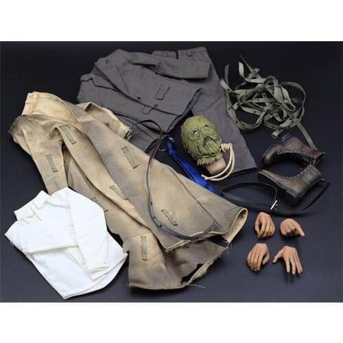 In Stock For Sale Scale 1/6th Scarecrowes Bag Foot Suit No Body Set For Usual 12inch Doll Accessories