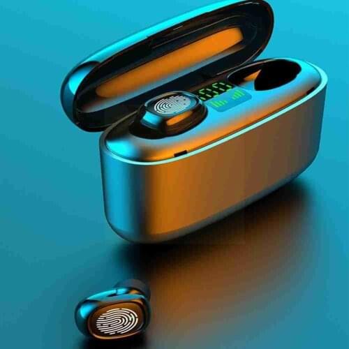 G5S LED Bluetooth Wireless Earphones Headphones Earbuds Cancel Headset Control Noise Waterproof Sport J7X4