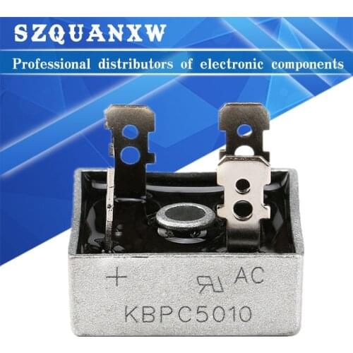 2PCS KBPC5010 1000V 50A Diode Bridge bridge rectifier new and original IC