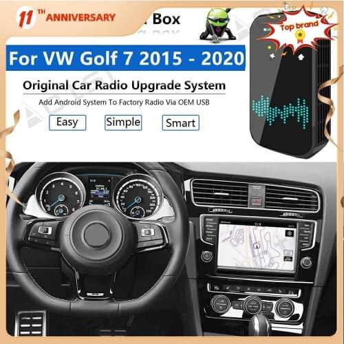 For VW Golf 7 2015 - 2020 Wireless Carplay Box Adapter USB-TYPE C Multimedia Player Upgrade Wireless Carplay Activator BT CP Box