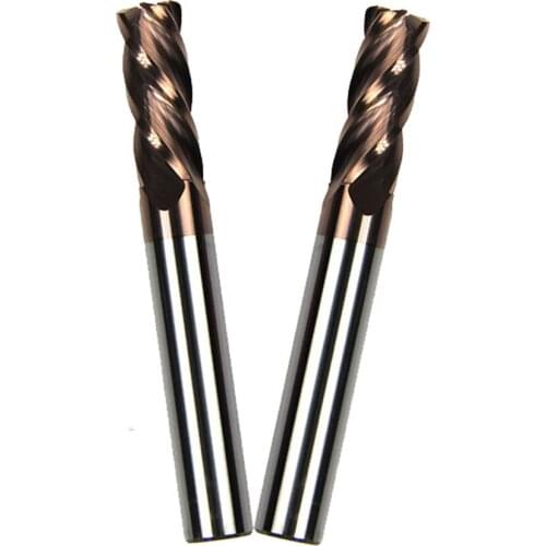 Beable tools HRC55 Corner Radius Carbide Cutters Steel Coating Round Nose End Mill PrecisionTungsten Steel Cutting Tool Sharpen