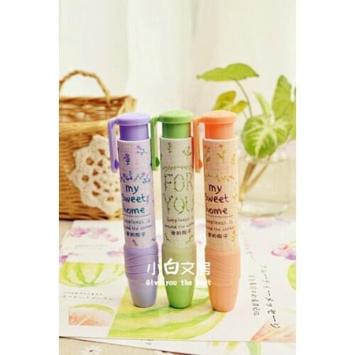 Eraser Creative Automatic Eraser Kawaii Erasers For Kids 6 Pieces/Lot School Supplies