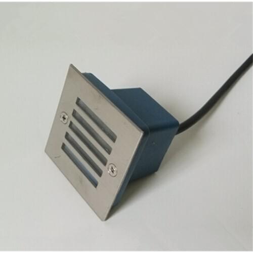 Hot!!! waterproof 3W LED Stair/step Light recessed Indoor outdoor Wall corner lamp for villa,hotel lobby Stairway Night Lights
