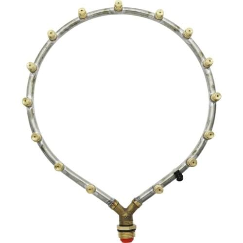 M14*1.5mm Adjustable Ring Atomizing Nozzle Kit 1/2" Male Thread Filter Connector Garden Agriculture Irrigation Misting Sprinkler