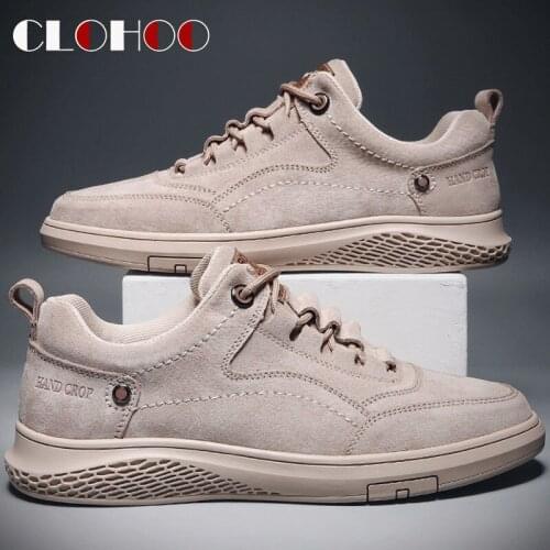 Men Sneakers Leather Sports Board Shoes Mens Shoes Zapatillas Hombre Chaussure Homme