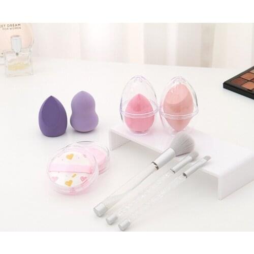 Professional Cosmetic Puff Non-latex Makeup Sponge Face Foundation Concealer Powder Cream Blending Sponges Set for Womens