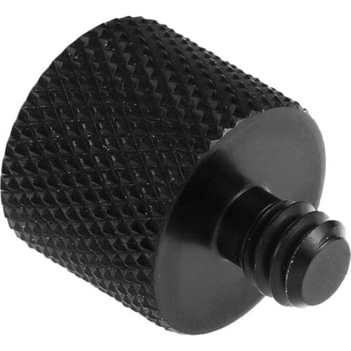 Tripod Camera Light Stand PULUZ Black Color 3/8" Female to 1/4" Male Tripod Thread Screw Adapter Brass Diameter 16mm