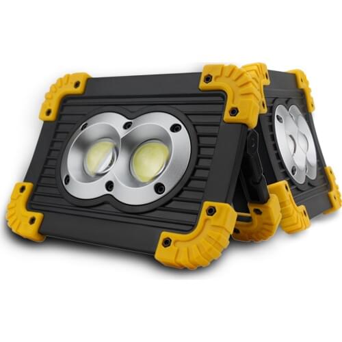 20W LED Portable Spotlight Waterproof Camping Light Rechargeable 18650 Battery Outdoor Lantern Searchlight For Hunting Fishing