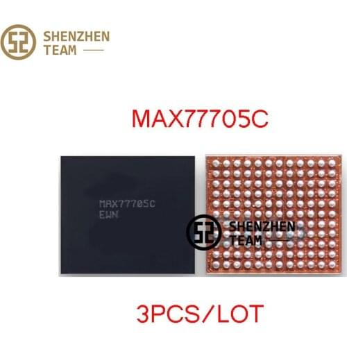 SZteam 3PCS PMIC MAX77705C MAX77705 Small Power Supply IC PM MAX77705CEWN For SAMSUNG S10 S10e S10+ Note10+ Note20 Circuits Part