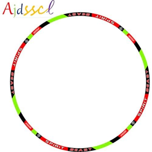 Universal 10~18 Inch Motorcycle Wheel Rim Reflective Stickers Creativity Wheel Stickers For Yamaha Suzuki Honda Kawasaki Ducati