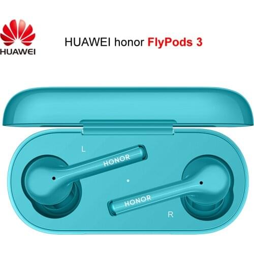 In stock New Huawei Honor FlyPods 3 Wireless Earphone TWS Three Microphone Noise Reduction Bluetooth 5.0 Touch Sensor Earphone