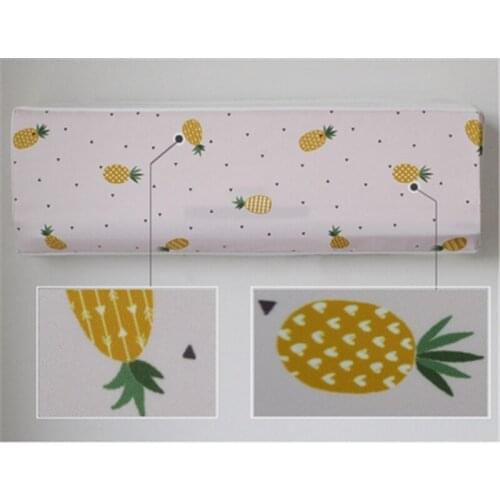 Indoor Air Conditioner Cover Wall Mounted Decorative Hood 74 78 81 85 89 95 x 27 x 19cm Pineapple Fruit Yellow White