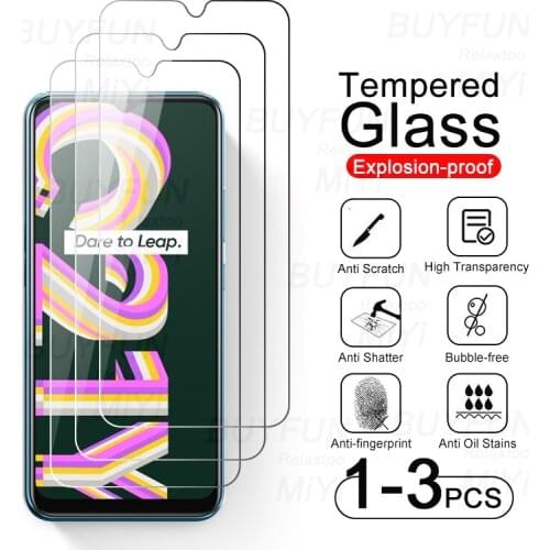 1-3pcs protective glass for oppo realme c21 c21y 2021 screen protectors realmec21 realm relme realmy c 21 y 21y 6.5'' phone film